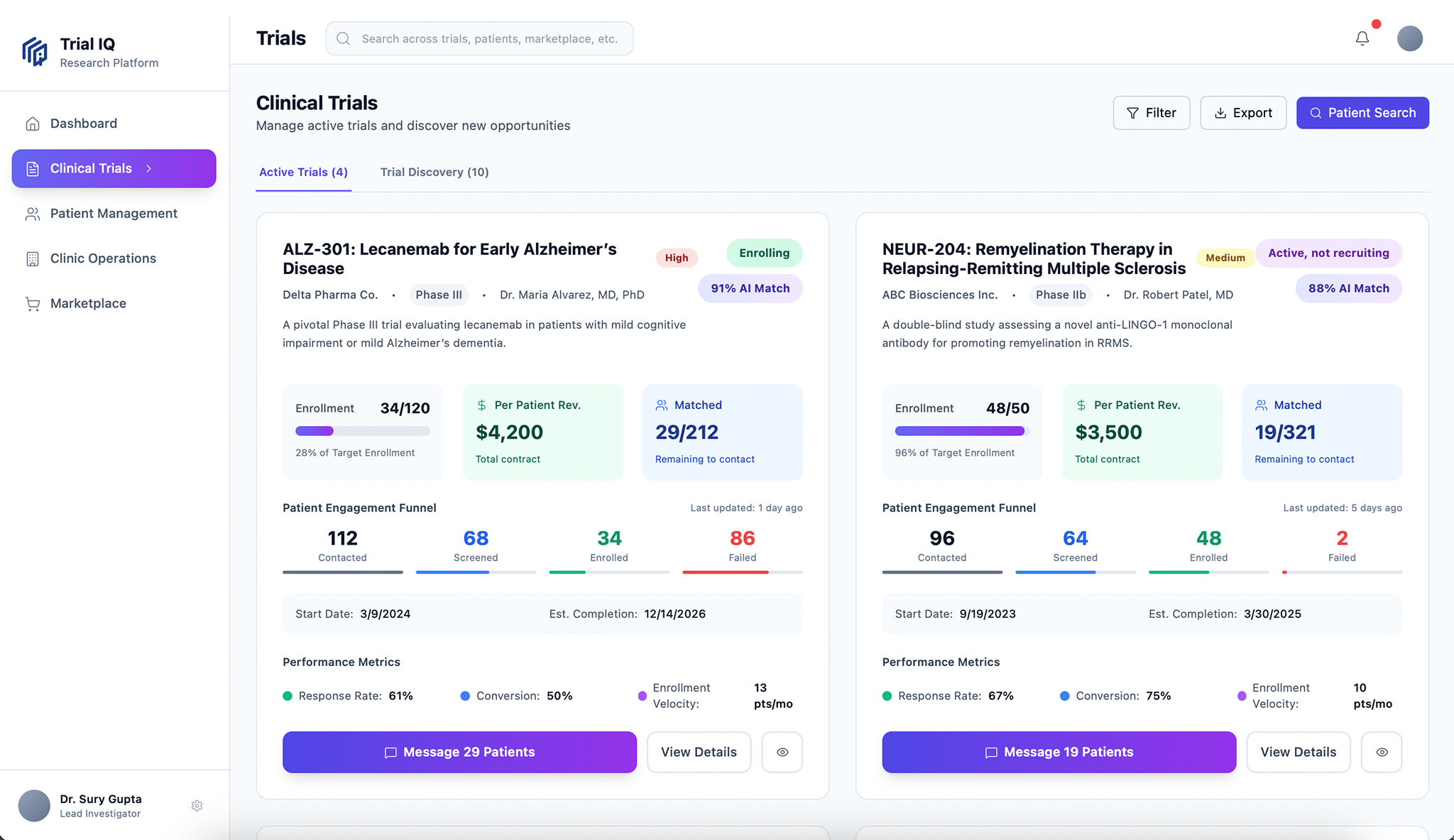 Trial IQ platform preview